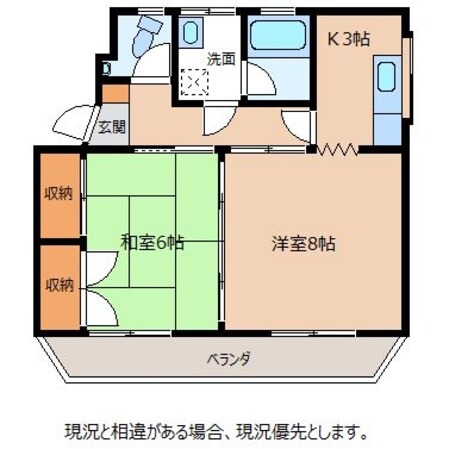 ハイツミヤザワの物件間取画像